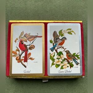 VTG Congress Eastern Bluebird and Cardinal Playing Cards - Double Deck - SPAIN